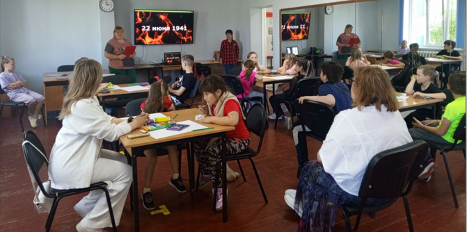 Дня памяти и скорби в библиотеке с. Селиярово