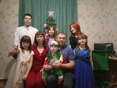 Удивительная многодетная семья 