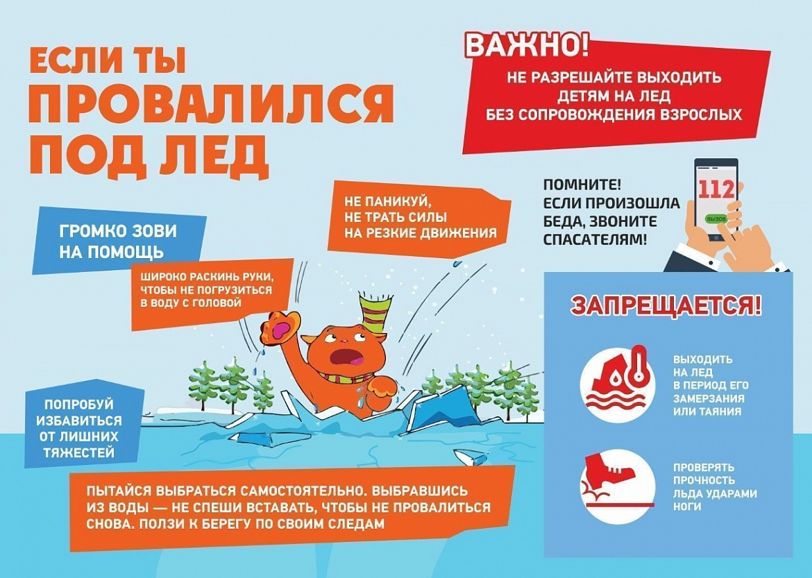 Если ты провалился под лёд