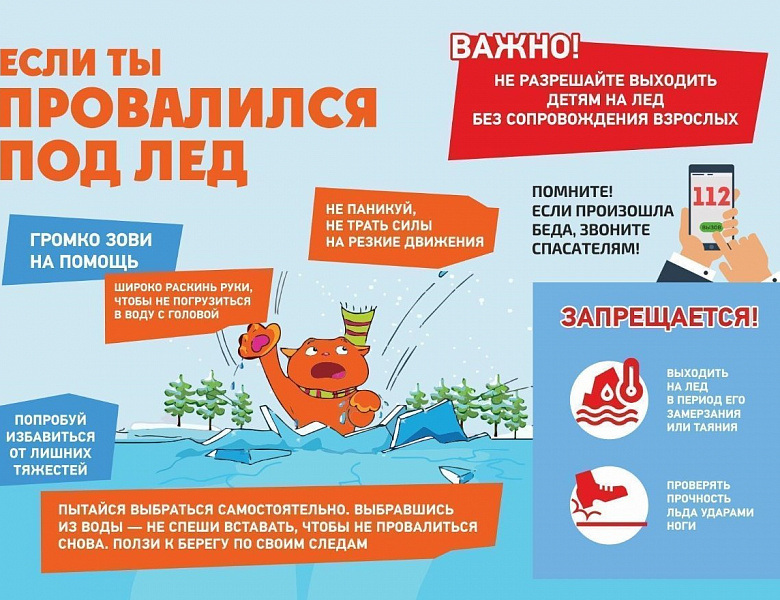 Если ты провалился под лёд